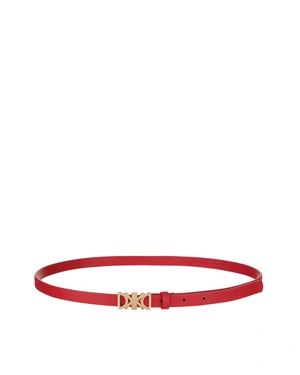 Red smooth belt with DKKD buckle | Belts | Dikastore.ro - 1 Red smooth belt with DKKD buckle | Belts - 1