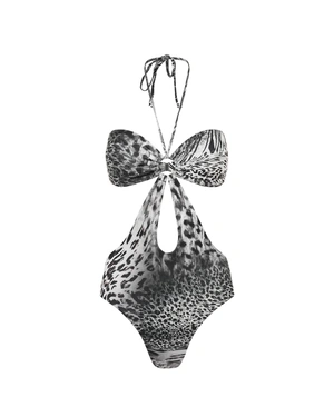 Jednodelni kupaći kostim sa animal printom, sa upadljivim izrezima sa strane | Beachwear | Dika.rs Jednodelni kupaći kostim sa animal printom, sa upadljivim izrezima sa strane | Beachwear