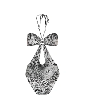 Jednodelni kupaći kostim sa animal printom, sa upadljivim izrezima sa strane | Beachwear | Dika.rs - 1 Jednodelni kupaći kostim sa animal printom, sa upadljivim izrezima sa strane | Beachwear - 1