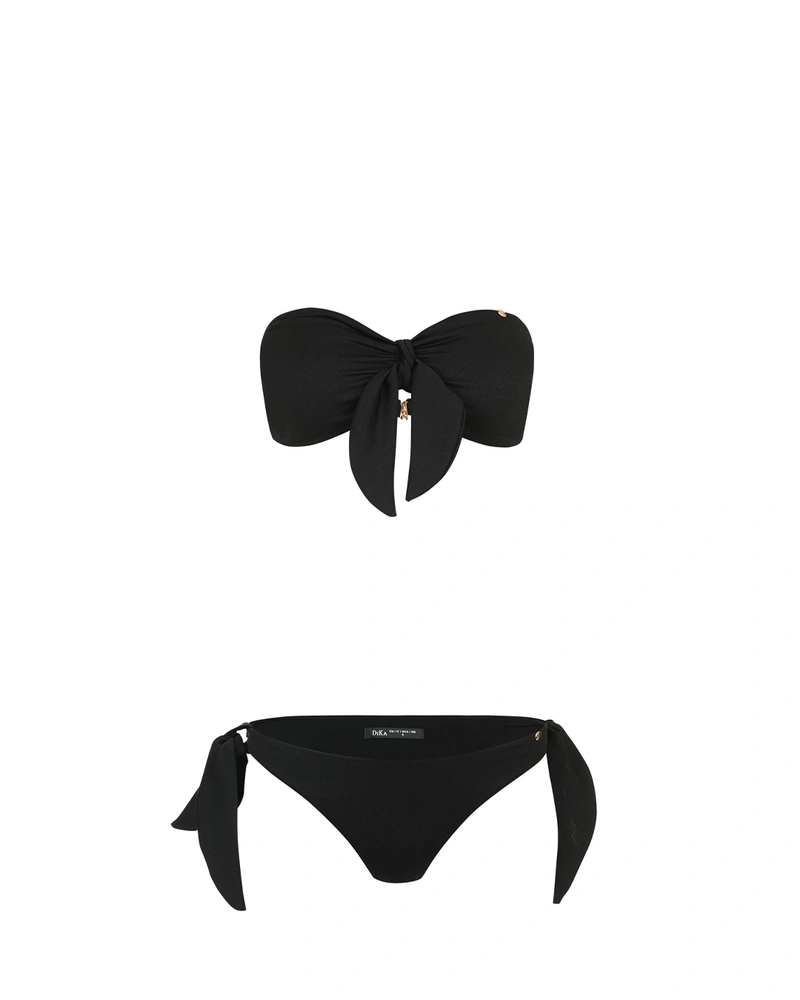 Черен бански в две части | Плажна колекция