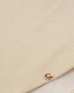 One-piece swimsuit in light gold lurex | Beach collection - 2