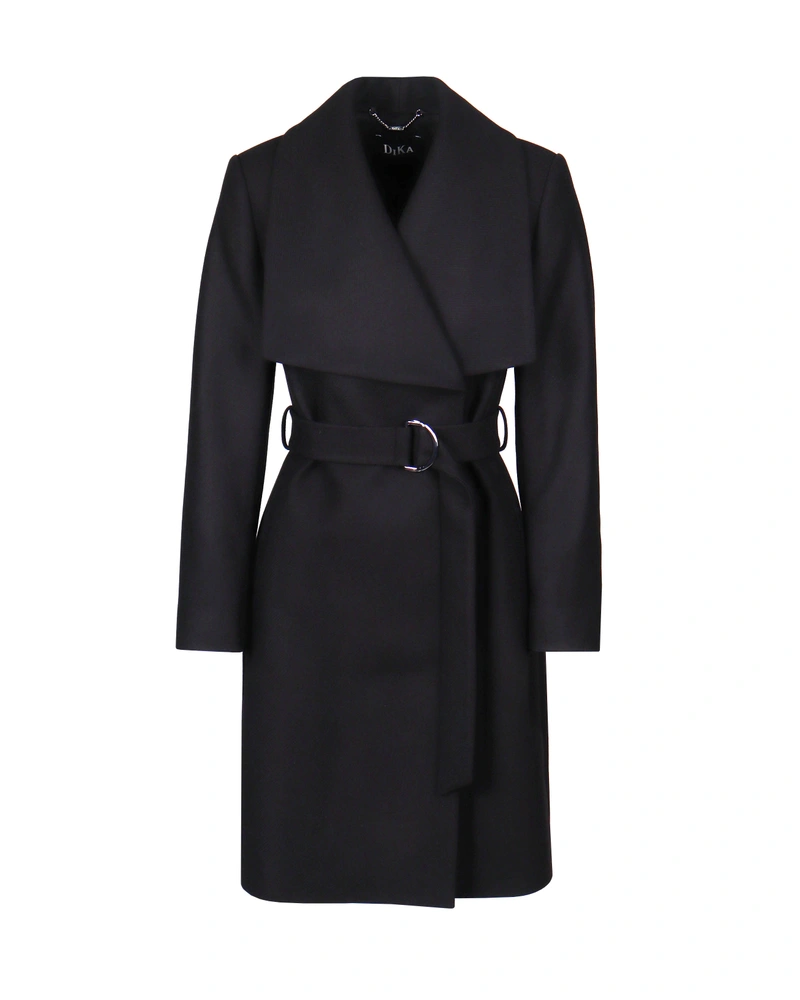 A wool wrap coat | Outerwear