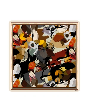 Šal od mešavine angore u zemljanim tonovima | Šalovi - 6