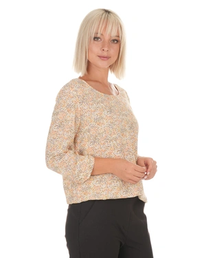Autumn blouse in 100% viscose with a delicate print | Blouses | Dika.rs - 2 Autumn blouse in 100% viscose with a delicate print | Blouses - 2