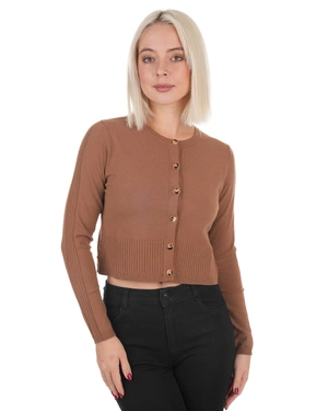 Cardigan de toamnă în culoarea muștarului | Pulovere si Cardigane - 13