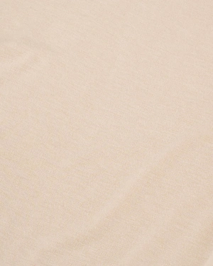 Beige blouse with a draped neckline | T-shirts - 5