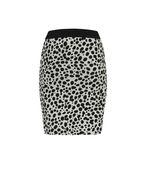 Jupe noir et beige avec imprimé géométrique | COLLECTION - 8