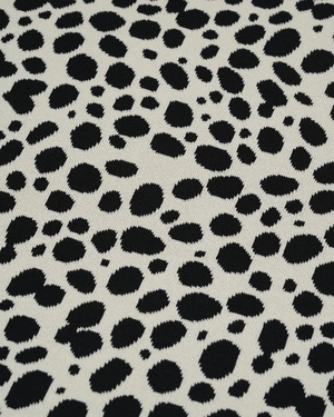 Jupe noir et beige avec imprimé géométrique | COLLECTION - 9