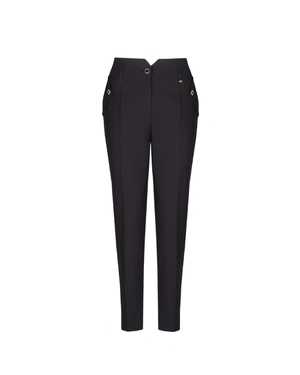 Black business trousers with crease and tapered leg | Trousers and Leggings | Dika.test Black business trousers with crease and tapered leg | Trousers and Leggings