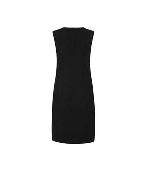 Black dress with gold decorative buttons on the front | COLLECTION - 7