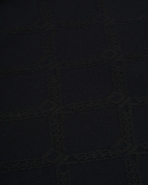 Black fine sweater with short sleeves, crew neckline and regular fit | Knitwear - 5