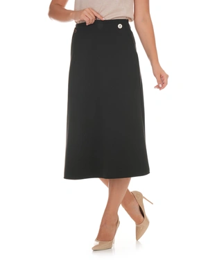 Black flared skirt | Skirts - 1