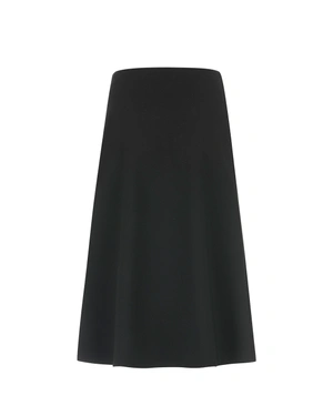 Black flared skirt | Skirts - 3