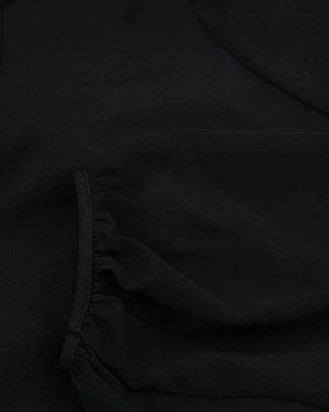 Combinaison noire avec manches en mousseline |  - 2
