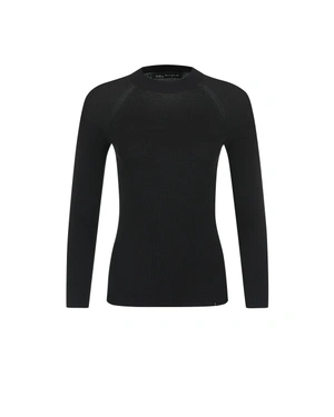 Black knitted top made of viscose and cotton | Knitwear | Dika.rs Black knitted top made of viscose and cotton | Knitwear