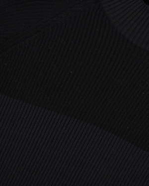 Black knitted top made of viscose and cotton | Knitwear | Dika.rs - 5 Black knitted top made of viscose and cotton | Knitwear - 5