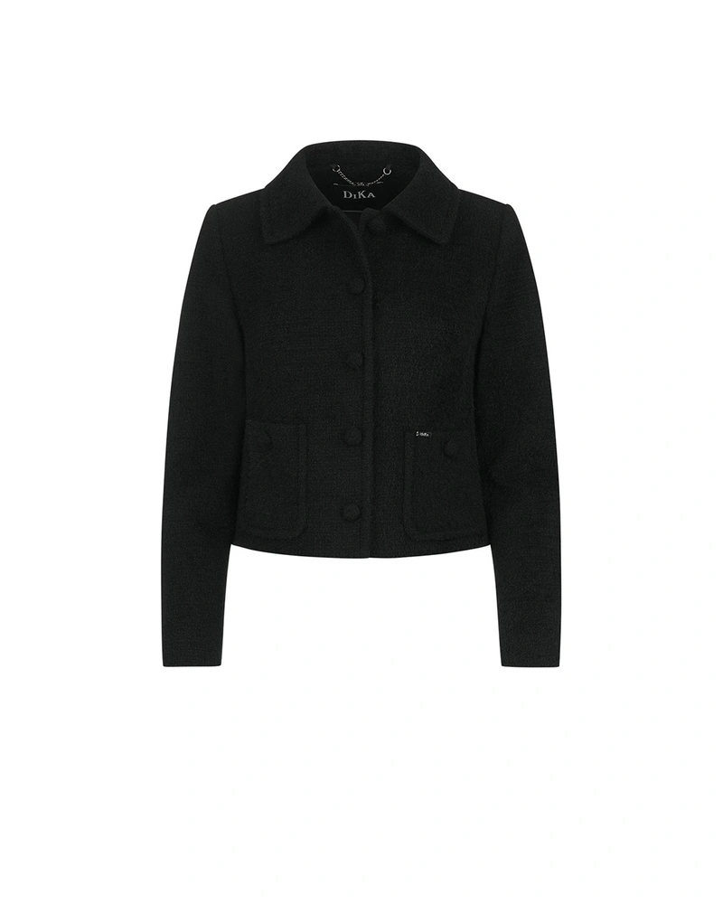 Black retro blazer with pockets | Jackets and Coats