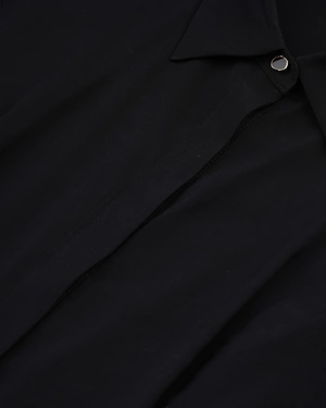 Black shirt with short puff sleeves | COLLECTION - 7