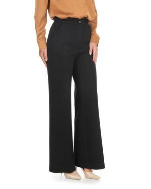 Black straight-leg trousers with crease, high wool content | Trousers | Dika.rs - 3 Black straight-leg trousers with crease, high wool content | Trousers - 3