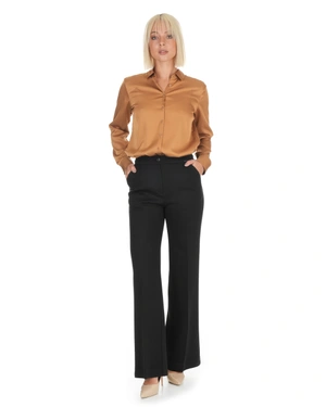 Black straight-leg trousers with crease, high wool content | Trousers | Dika.rs - 5 Black straight-leg trousers with crease, high wool content | Trousers - 5