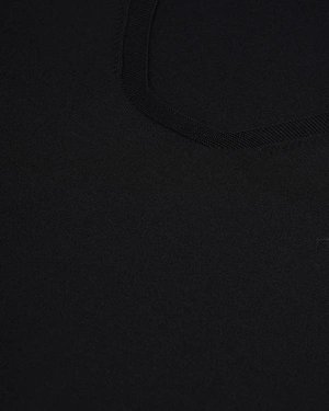 Black summer sleeveless top, fine knit type | OUTLET SUMMER | Dika.test - 2 Black summer sleeveless top, fine knit type | OUTLET SUMMER - 2