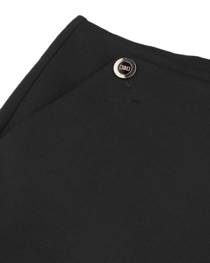 Pantalon de bureau noir à la coupe fuselée | Pantalons - 5