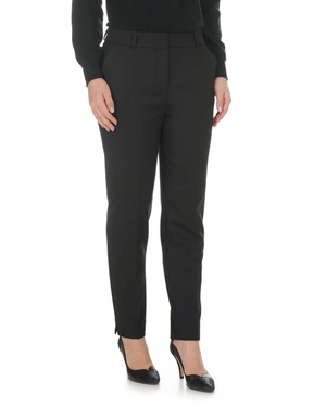 Black trousers with a tapered silhouette | Trousers - 1