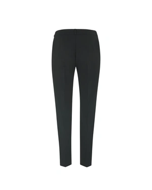 Black trousers with a tapered silhouette | Trousers - 4