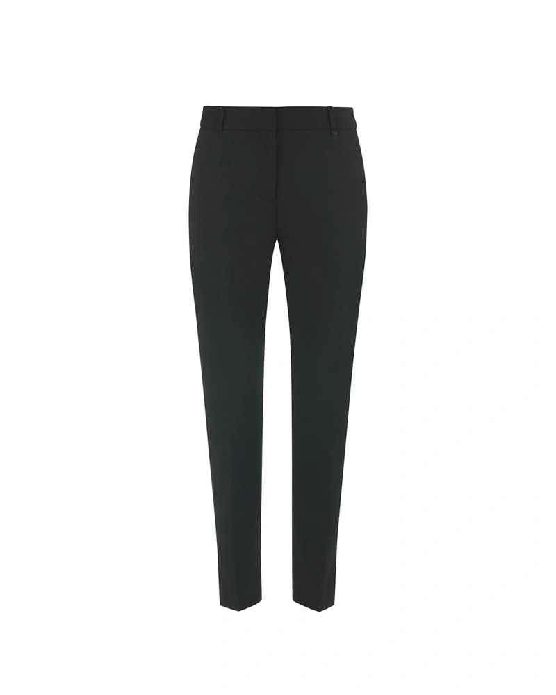 Black trousers with a tapered silhouette | Trousers