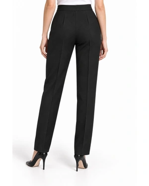 Pantalon noir avec boutons décoratifs | Pantalons - 2