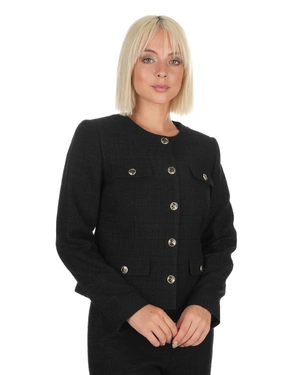 Black tweed blazer | Jackets and Coats - 4