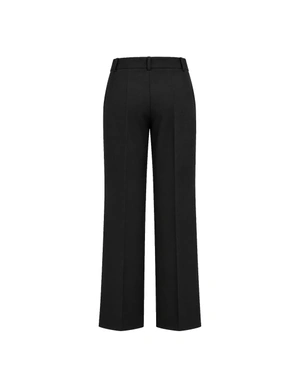 Pantaloni negri cu croială largă | Pantaloni - 3