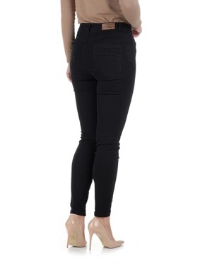 Black women's straight-leg jeans | Denim - 3