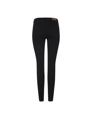 Black women's straight-leg jeans | Denim - 4