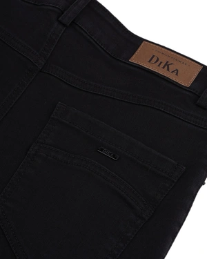 Black women's straight-leg jeans | Denim - 5