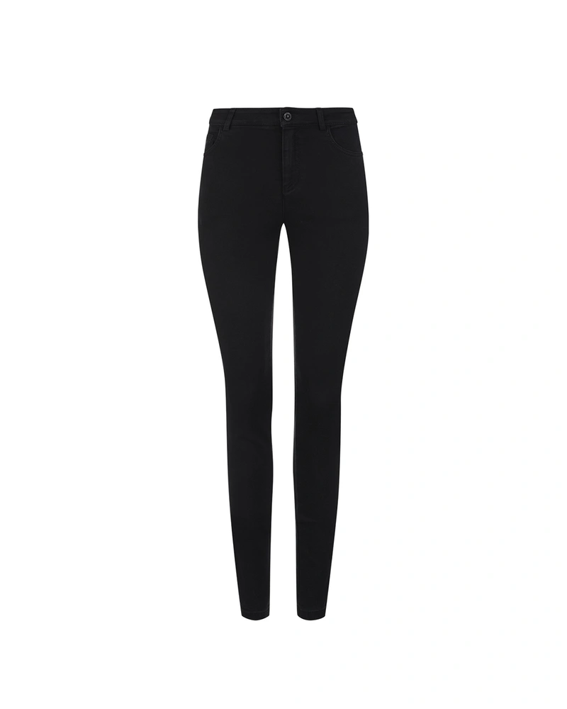 Black women's straight-leg jeans | Denim