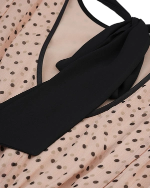Blouse avec un imprimé délicat à pois fins | Blouses - 5
