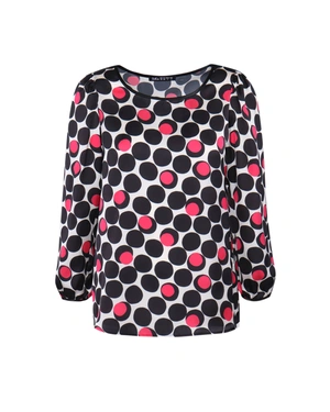 Blouse with a geometric motif |  - 5