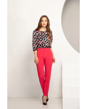 Blouse with a geometric motif |  - 9