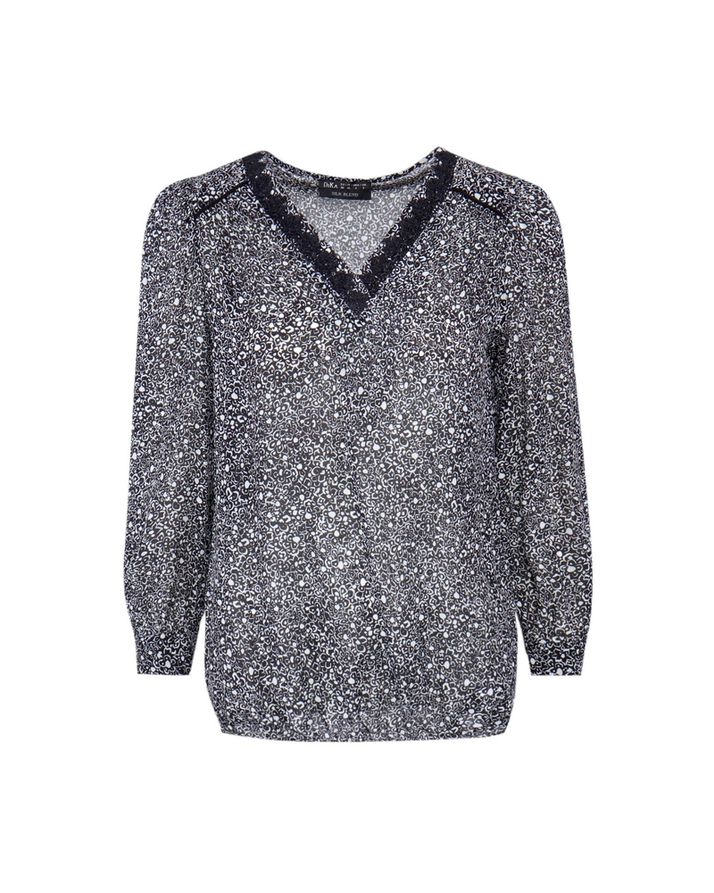 Blouse with a silk blend | All products