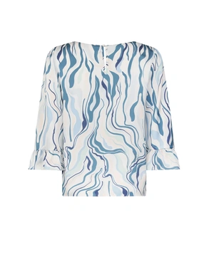 Blouse with abstract print | Blouses and Shirts - 1