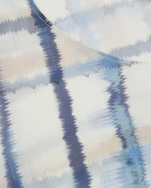 Bluza sa geometrijskim printom od fine viskoze | NOVO - 11