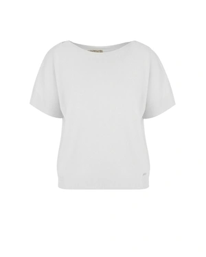 Blouse with short voluminous sleeves | Pullovers and Cardigans