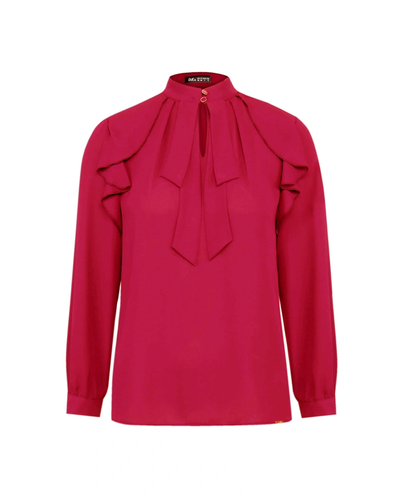 Blouse with teardrop opening | All products