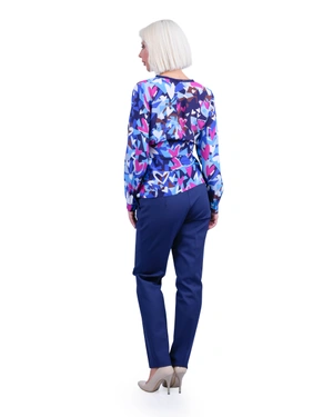 Blouse with textile belt | | Dikastore.ro - 3 Blouse with textile belt | - 3
