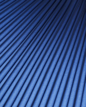 Blue pleated mid-calf skirt | Skirts and Shorts - 5