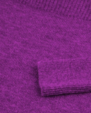 Boat neckline blouse in violet | Knitwear | Dika.rs - 2 Boat neckline blouse in violet | Knitwear - 2