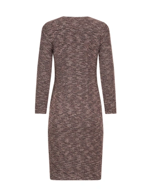 Bouclé dress with contrasting details | All products - 1