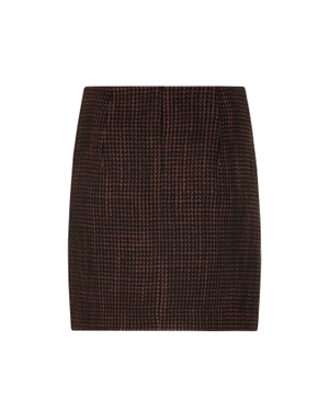 Bouclé skirt with contrast details | Skirts and Shorts - 1