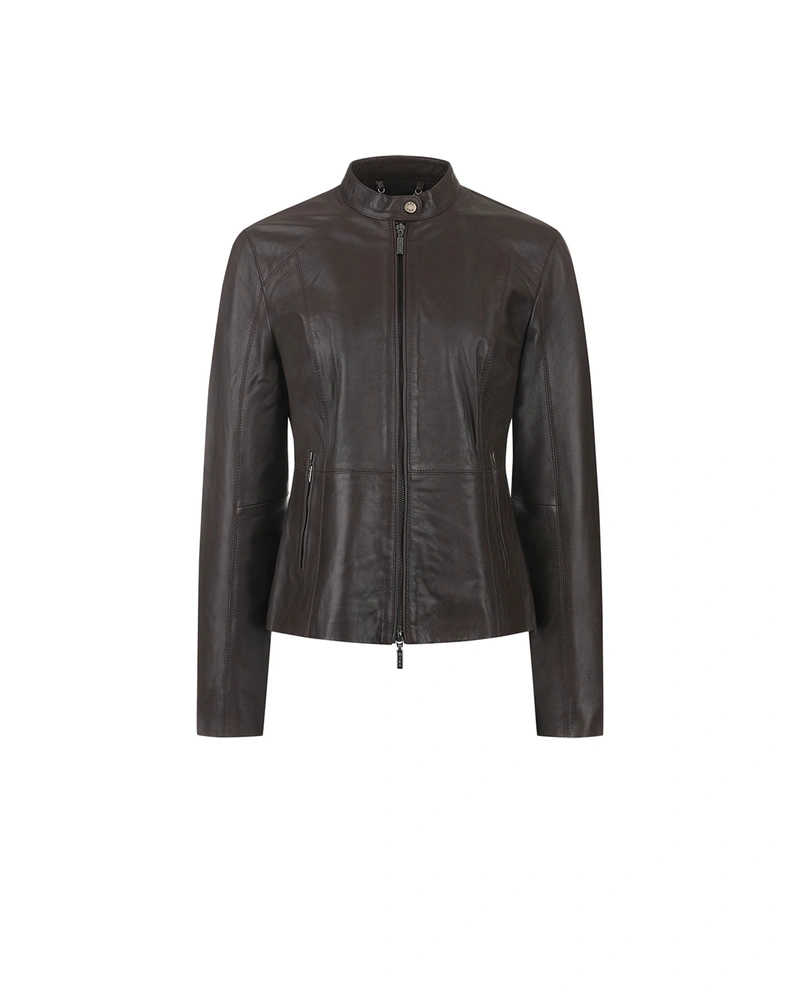 Brown genuine leather jacket | Jackets and Coats
